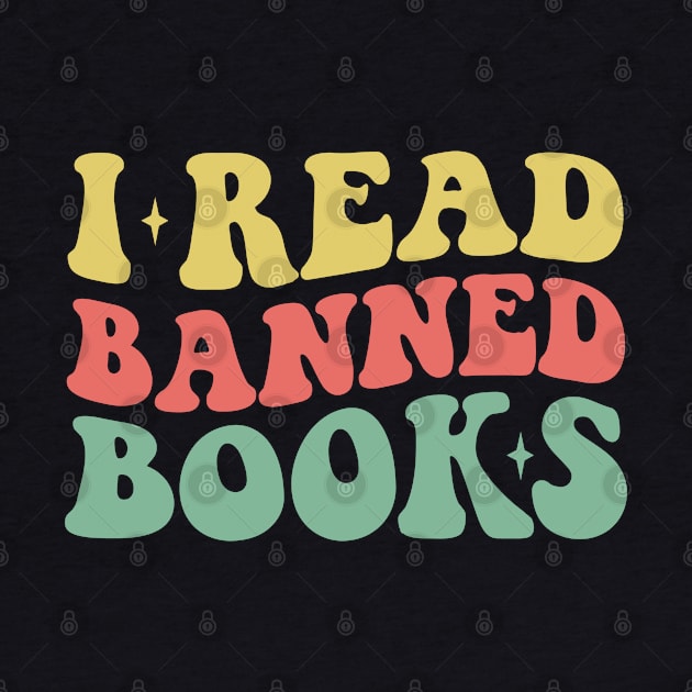 Vintage I Read Banned Books Geek Readers by zerouss